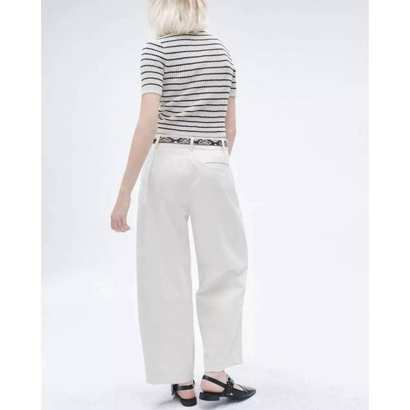 NEW RAG & BONE donovan cropped cotton pant in turtledove - Picture 3 of 5